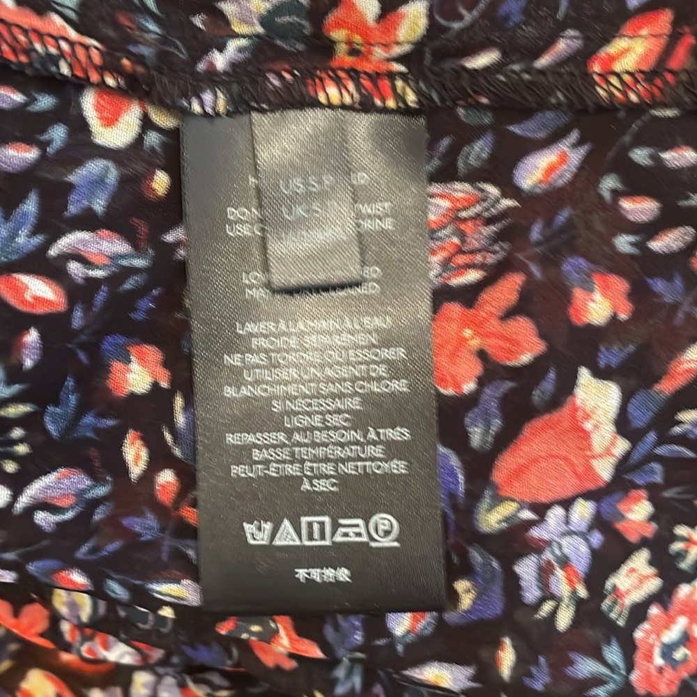 Anthropologie Multi-Print Floral Mini Dress - Picture 4 of 6